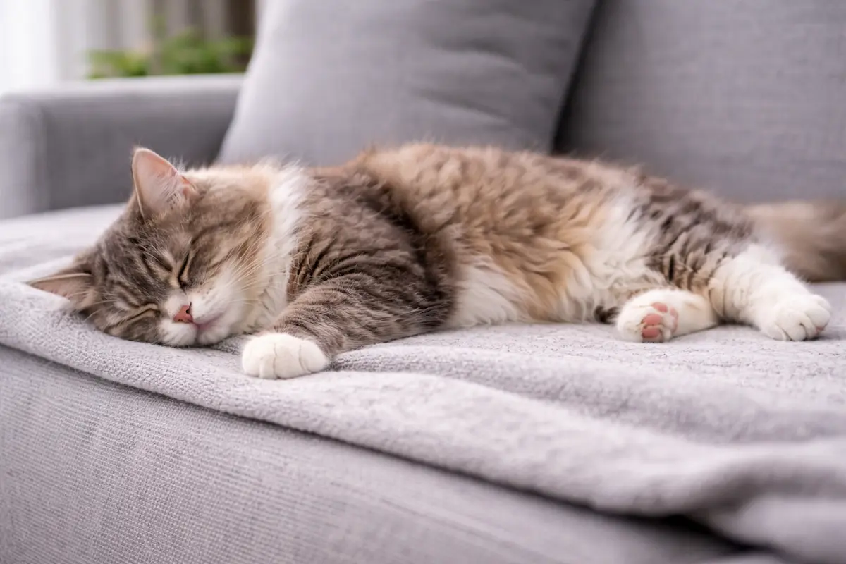 gato durmiendo muchas horas