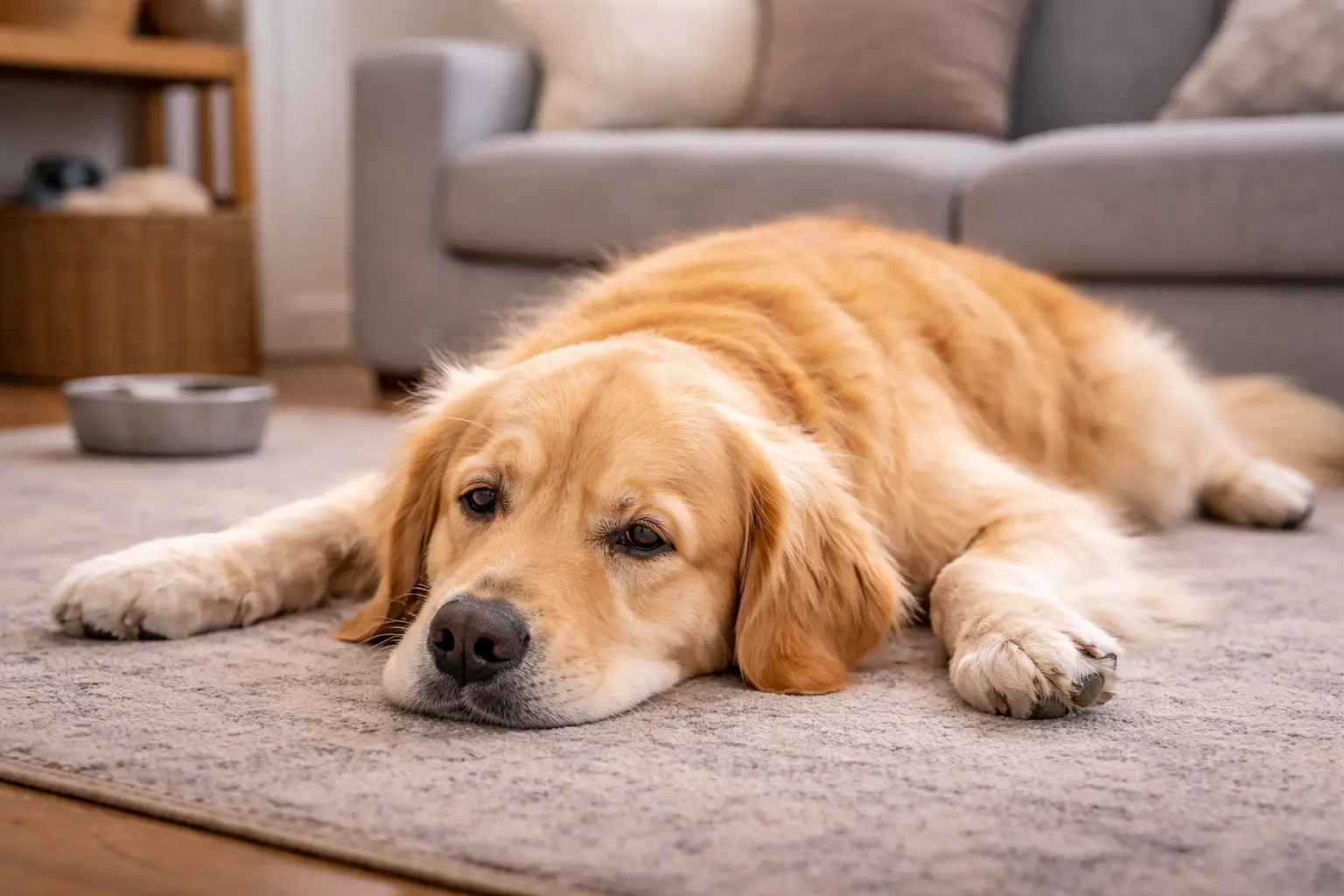 perro debil sin levantarse sintomas
